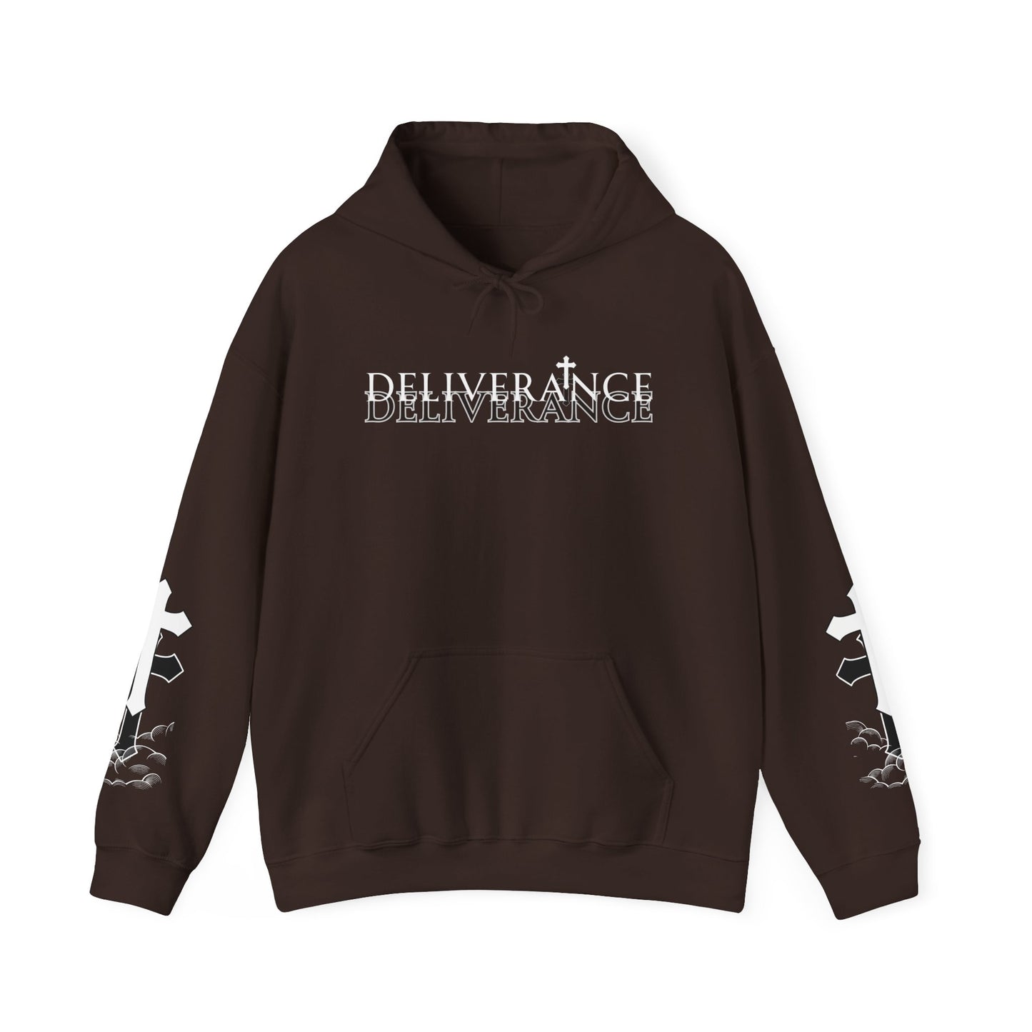 Deliverance cross and clouds Hooded Sweatshirt