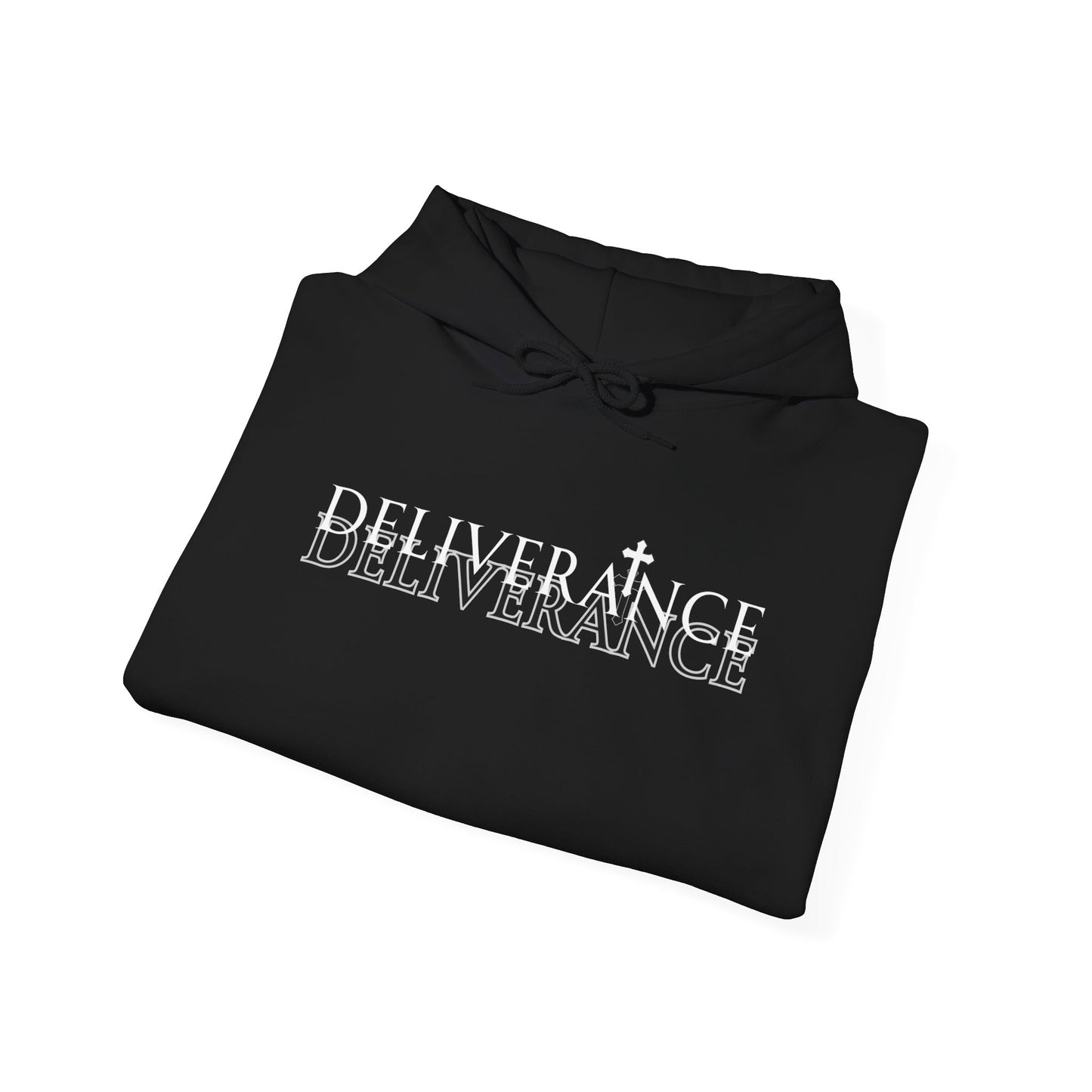 Deliverance cross and clouds Hooded Sweatshirt